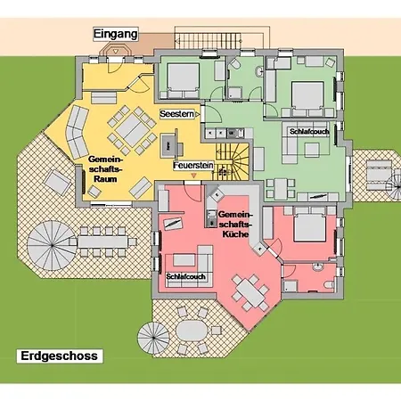 Apartment Klatschmohn